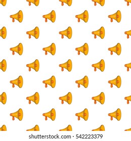 Mouthpiece pattern. Cartoon illustration of mouthpiece vector pattern for web
