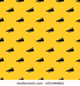 Mouthpiece pattern seamless vector repeat geometric yellow for any design