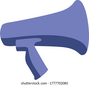 Mouthpiece. Vector flat isolated color image.