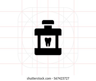 Mouthwash in Bottle Icon