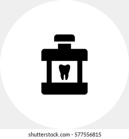 Mouthwash in Bottle Icon