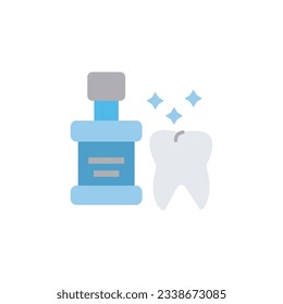 Mouthwash colored icon. illustration graphic of Mouthwash.