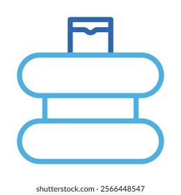 Mouthwash icon. Concept of dental hygiene and oral care.