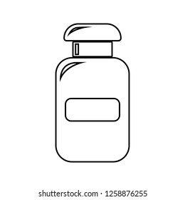 mouthwash icon. Element of cyber security for mobile concept and web apps icon. Thin line icon for website design and development, app development