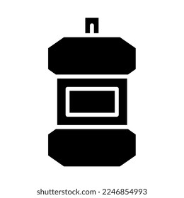Mouthwash icon, suitable for a wide range of digital creative projects. 