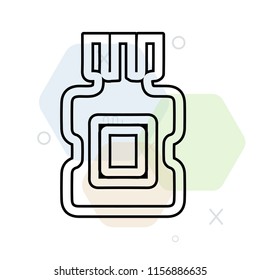 Mouthwash icon vector can be used as png, Mouthwash