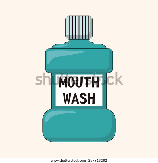 Mouthwash Theme Elements Stock Vector (Royalty Free) 257918282