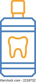 Mouthwash vector icon. Can be used for printing, mobile and web applications.