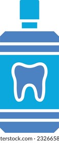 Mouthwash vector icon. Can be used for printing, mobile and web applications.