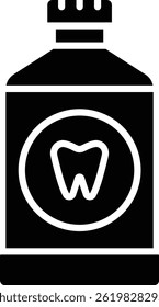 Mouthwash vector icon. Can be used for printing, mobile and web applications.