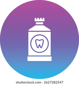 Mouthwash vector icon. Can be used for printing, mobile and web applications.
