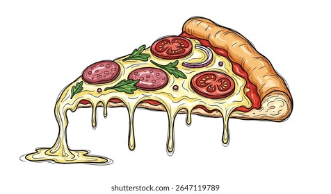 A Mouthwatering Slice of Pepperoni Pizza Delight An Irresistible Culinary Treat