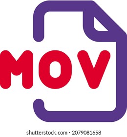 A MOV file is a movie file saved in the QuickTime File Format