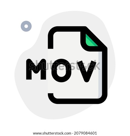 A MOV file is a movie file saved in the QuickTime File Format