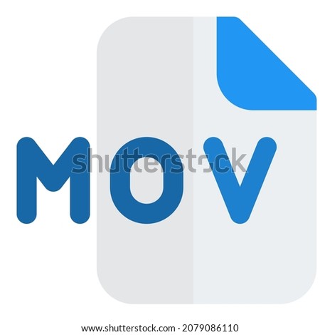 A MOV file is a movie file saved in the QuickTime File Format