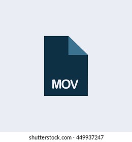 MOV Icon, MOV  file icon,extension icon, file icon, format icon