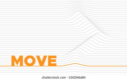 Move abstract background