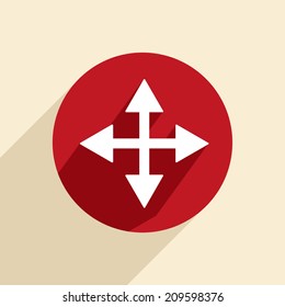 move arrows sign