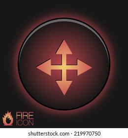 move arrows sign