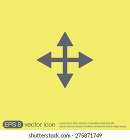 move arrows sign