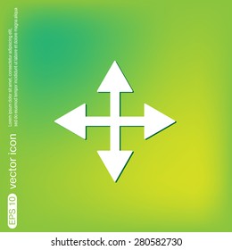 move arrows sign