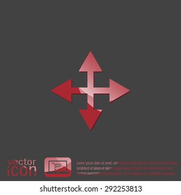 move arrows sign