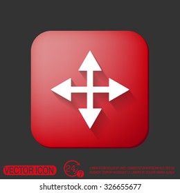 move arrows sign