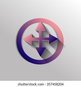 move arrows sign
