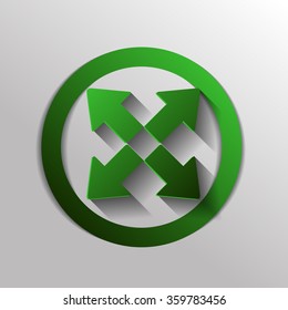 move arrows sign