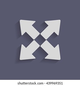 move arrows sign
