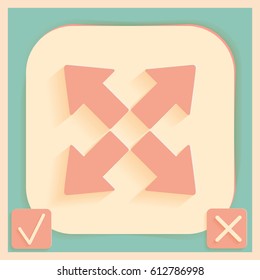 move arrows sign