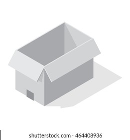 Move box service business vector illustration
