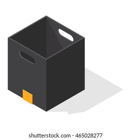 Move box service business vector illustration