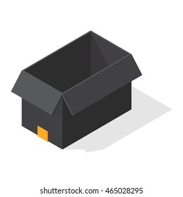 Move box service business vector illustration