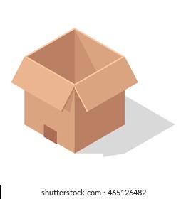 Move box service business vector illustration
