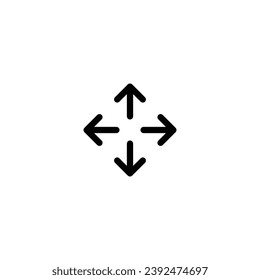 Move cursor icon, move cursor sign vector for web site Computer and mobile app