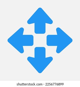 Move cursor icon vector illustration in flat style, use for website mobile app presentation