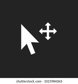 Move Cursor Pointer Icon Vector