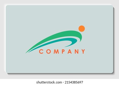 move forward logo design illustration, usable logo for start up company, deliver, service,transportation .etc