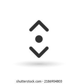 Move Horizontal vector icon - Vector illustration