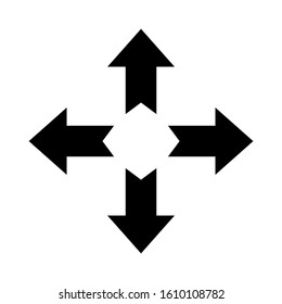 move icon isolated sign symbol vector illustration - high quality black style vector icons
