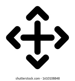 move icon isolated sign symbol vector illustration - high quality black style vector icons
