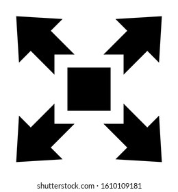 move icon isolated sign symbol vector illustration - high quality black style vector icons
