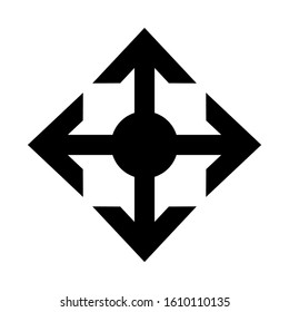 move icon isolated sign symbol vector illustration - high quality black style vector icons

