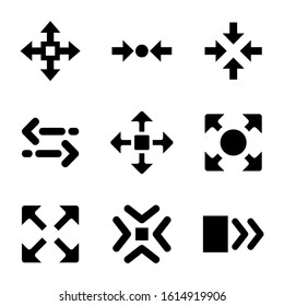 move icon isolated sign symbol vector illustration - Collection of high quality black style vector icons
