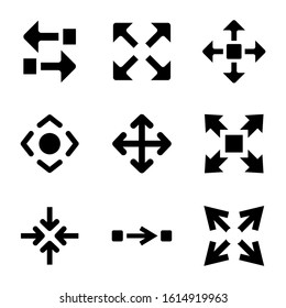 move icon isolated sign symbol vector illustration - Collection of high quality black style vector icons
