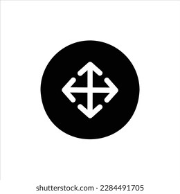 Bewege das Symbol mit isoliertem Vektorgrafik und transparentem Hintergrund.