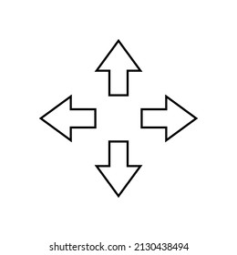 Move icon in line style