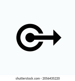 Move Icon. Set, Adjusted Symbol  - Vector.