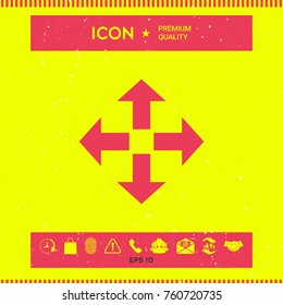 Move icon symbol